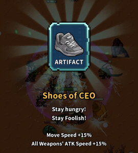 Shoes of CEO